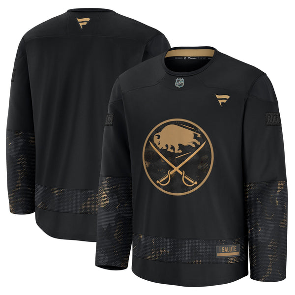 Buffalo Sabres Black 2024 Military Appreciation Practice Jersey