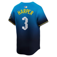 Philadelphia Phillies Bryce Harper Blue City Connect Limited Player Jersey