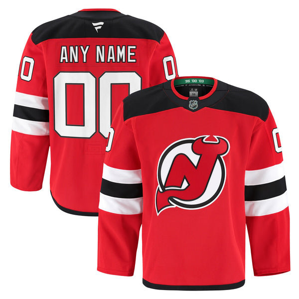 New Jersey Devils Red Home Authentic Pro Custom Jersey