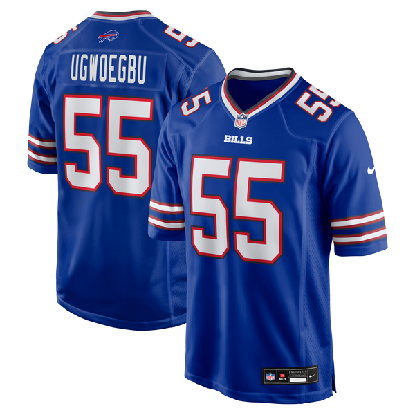 Buffalo Bills David Ugwoegbu Royal Game Jersey