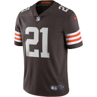 Cleveland Browns Denzel Ward Brown Vapor Limited Jersey