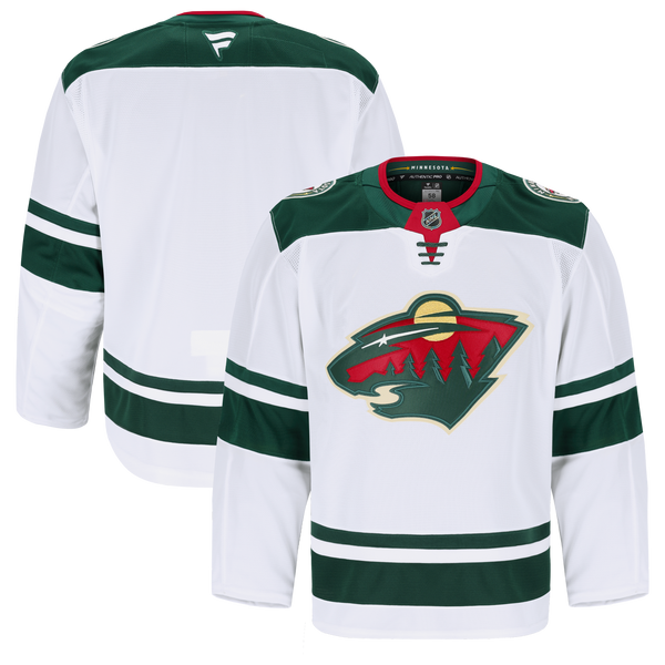 Minnesota Wild White Away Authentic Pro Jersey