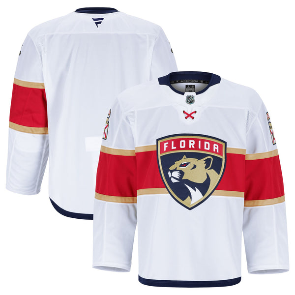 Florida Panthers White Away Authentic Pro Jersey