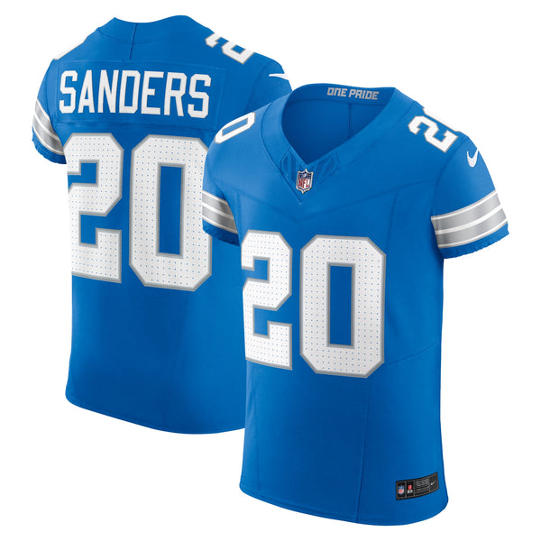 Detroit Lions Barry Sanders Blue Team Vapor F.U.S.E. Elite Jersey