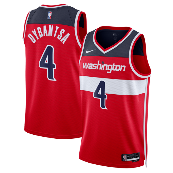 Washington Wizards Icon Swingman Jersey - Red - AJ Dybantsa