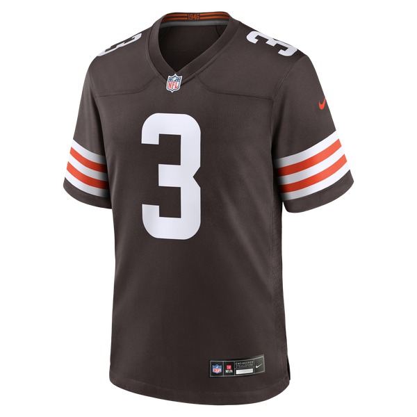 Cleveland Browns Marquise Goodwin Brown Team Game Jersey