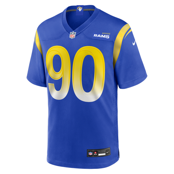 Los Angeles Rams Earnest Brown IV Royal Team Game Jersey