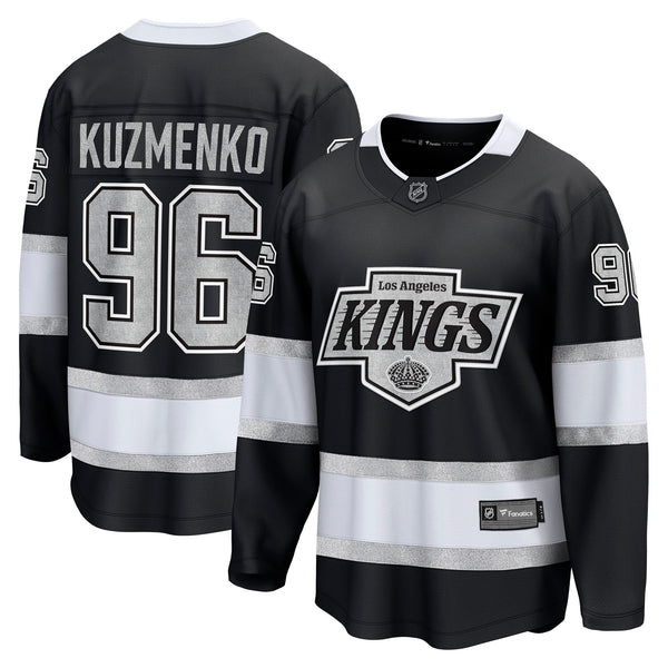 Los Angeles Kings Andrei Kuzmenko Black Home Breakaway Jersey