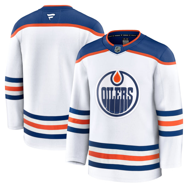 Edmonton Oilers White Away Premium Jersey