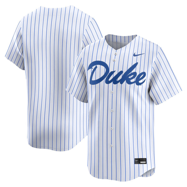White Duke Blue Devils Baseball Limited Jersey