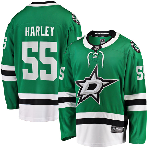 Dallas Stars Thomas Harley Kelly Green Home Premier Breakaway Player Jersey