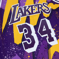 Los Angeles Lakers Shaquille O'Neal 1996 Hyper Hoops Swingman Jersey - Dark Purple