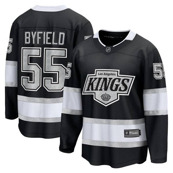 Los Angeles Kings Quinton Byfield Black Home Breakaway Jersey