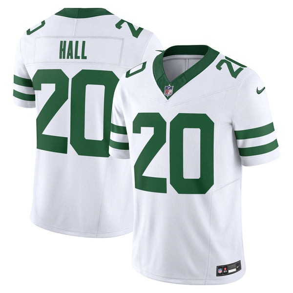 New York Jets Breece Hall Legacy White Vapor F.U.S.E. Limited Jersey