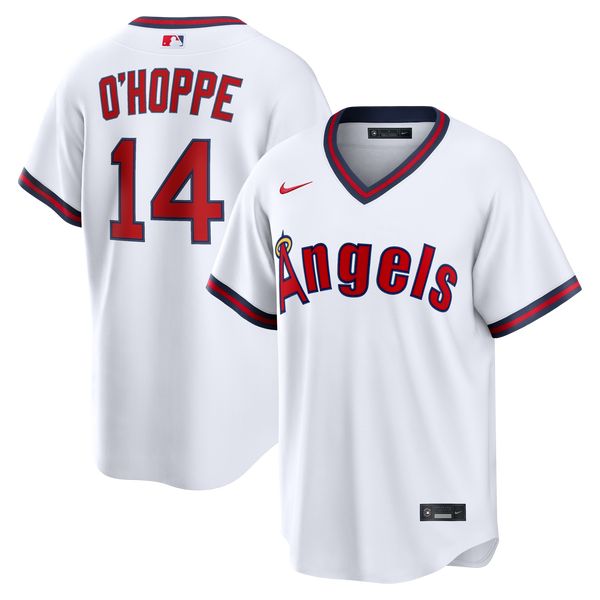 Los Angeles Angels Logan O'Hoppe White Alternate Replica Jersey