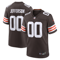 Cleveland Browns Justin Jefferson Brown Game Jersey