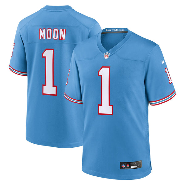 Tennessee Titans Warren Moon Light Blue Retired Player Alternate Game Jersey