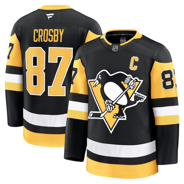 Pittsburgh Penguins Sidney Crosby Black Home Premium Jersey