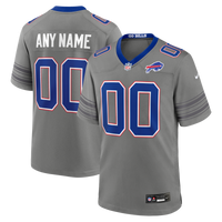 Buffalo Bills Gray Nickel City Custom Game Jersey