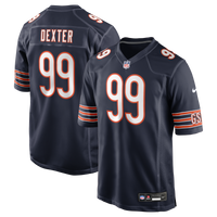 Chicago Bears Gervon Dexter Sr Navy Team Game Jersey