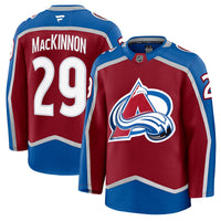Colorado Avalanche Nathan MacKinnon Burgundy Home Premium Jersey