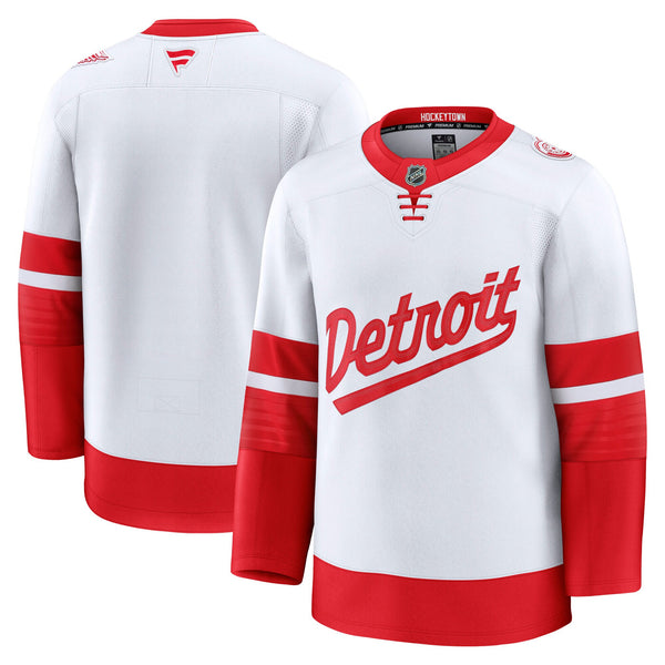 Detroit Red Wings White 2025 NHL Stadium Series Premium Jersey