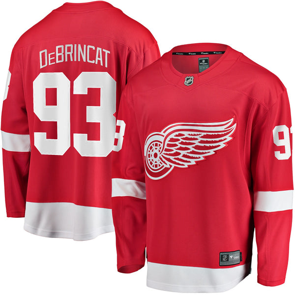 Detroit Red Wings Alex DeBrincat Red Home Breakaway Jersey