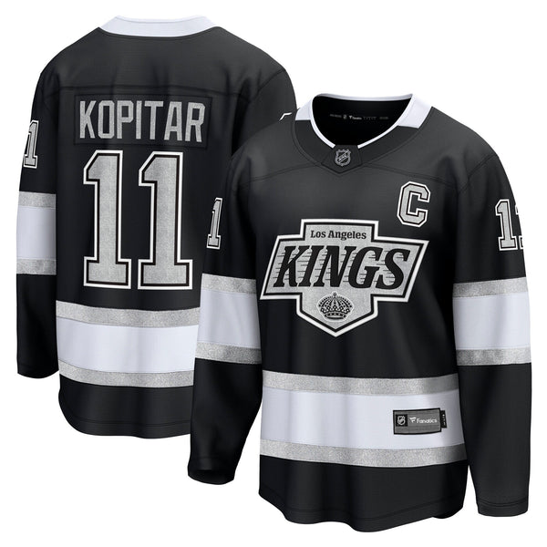 Los Angeles Kings Anze Kopitar Black Home Premier Breakaway Player Jersey