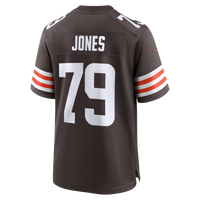 Cleveland Browns Dawand Jones Brown Team Game Jersey