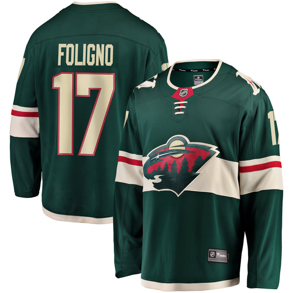 Minnesota Wild Marcus Foligno Green Breakaway Jersey