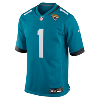 Jacksonville Jaguars Number 1 Groom Teal Game Jersey