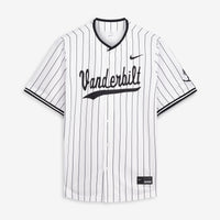 White Vanderbilt Commodores Limited Baseball Jersey