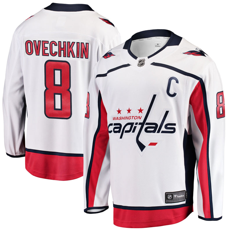 Washington Capitals Alexander Ovechkin White Breakaway Jersey