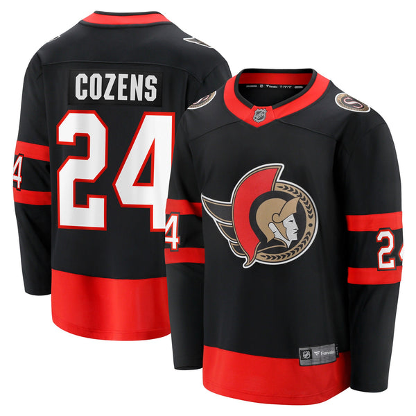 Ottawa Senators Dylan Cozens Black Home Breakaway Jersey
