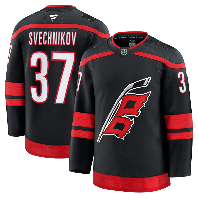 Carolina Hurricanes Andrei Svechnikov Black Home Premium Jersey
